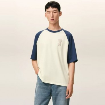 아미 남/녀 라운드 반팔티 - Ami Unisex Round Tshirt 