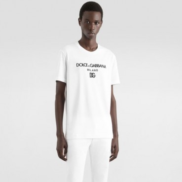 돌체앤가바나 남성 라운드 반팔 티셔츠 - Dolce&Gabbana Mens Round Tshirt 
