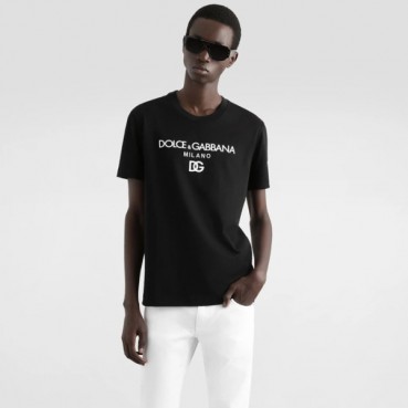 돌체앤가바나 남성 라운드 반팔 티셔츠 - Dolce&Gabbana Mens Round Tshirt 