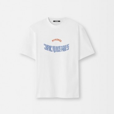 자크뮈스 남성 라운드 반팔티 - Jacquemus Mens Round Tshirt 