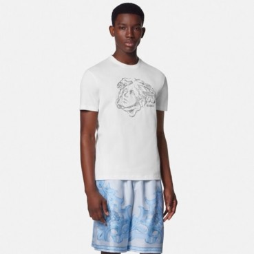 베르사체 남성 반팔 티셔츠 - Versace Mens Round Tshirts 