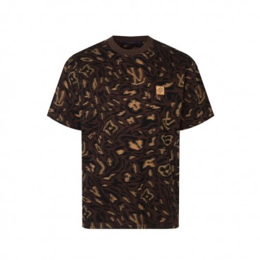 루이비통 남성 라운드 반팔 티셔츠 - Louis vuitton Mens Round Tshirt 