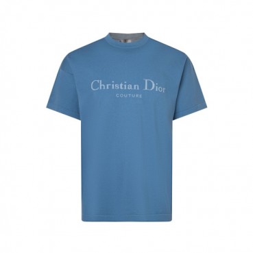 디올 남성 라운드 반팔 티셔츠 - Dior Mens Round Tshirt 