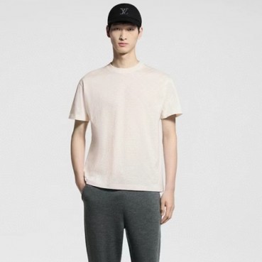 루이비통 남성 라운드 반팔 티셔츠 - Louis vuitton Mens Round Tshirt 
