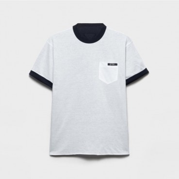 프라다 남성 양면 라운드 반팔티 - Prada Mens Round Tshirt 