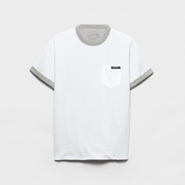 프라다 남성 양면 라운드 반팔티 - Prada Mens Round Tshirt 