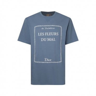 디올 남성 라운드 반팔 티셔츠 - Dior Mens Round Tshirt 