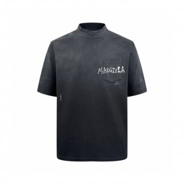 메종 마르지엘라 남성 라운드 반팔 티셔츠 - Maison Margiela Mens Round Tshirt 