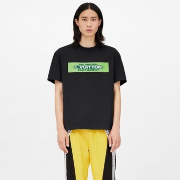 루이비통 남성 라운드 반팔 티셔츠 - Louis vuitton Mens Round Tshirt 