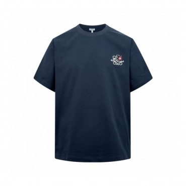 로에베 남성 라운드 반팔티 - Loewe Mens Round Tshirt 