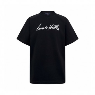 루이비통 남성 라운드 반팔 티셔츠 - Louis vuitton Mens Round Tshirt 