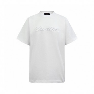 루이비통 남성 라운드 반팔 티셔츠 - Louis vuitton Mens Round Tshirt 