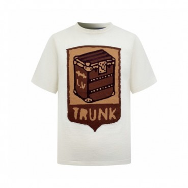 루이비통 남성 라운드 반팔 티셔츠 - Louis vuitton Mens Round Tshirt 