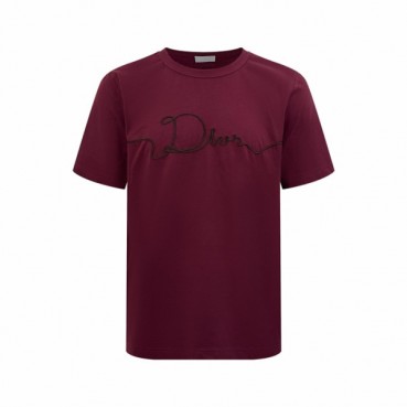 디올 남성 라운드 반팔 티셔츠 - Dior Mens Round Tshirt 