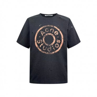 아크네 남성 레이어드 로고 반팔티 - Acne Mens Layered Logo Tshirt 