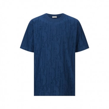 디올 남성 라운드 반팔 티셔츠 - Dior Mens Round Tshirt 