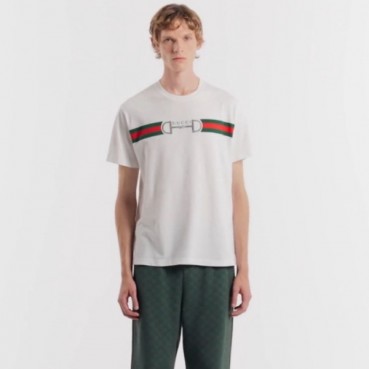 구찌 남성 라운드 반팔티 - Gucci Mens Round Tshirt 