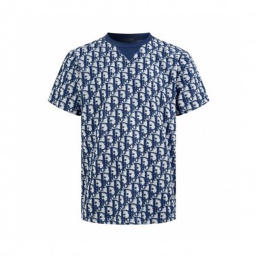 디올 남성 라운드 반팔 티셔츠 - Dior Mens Round Tshirt 