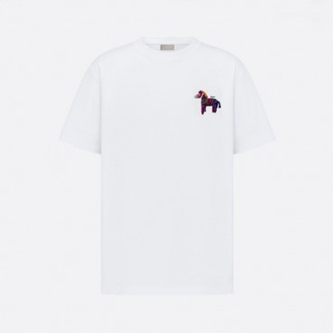 디올 남성 라운드 반팔 티셔츠 - Dior Mens Round Tshirt 