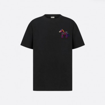 디올 남성 라운드 반팔 티셔츠 - Dior Mens Round Tshirt 