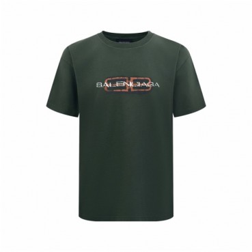 발렌시아가 남성 라운드 반팔 티셔츠 - Balenciaga Mens Round Tshirt 