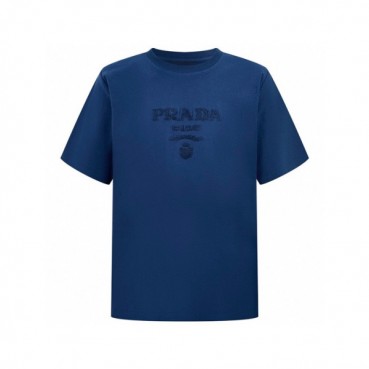 프라다 남성 라운드 반팔티 - Prada Mens Round Tshirt 