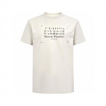 메종 마르지엘라 남성 라운드 반팔 티셔츠 - Maison Margiela Mens Round Tshirt 