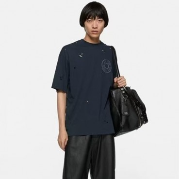 아크네 남성 레이어드 로고 반팔티 - Acne Mens Layered Logo Tshirt 
