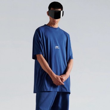 발렌시아가 남성 라운드 반팔 티셔츠 - Balenciaga Mens Round Tshirt 