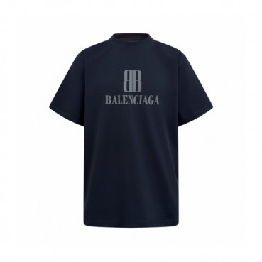 발렌시아가 남성 라운드 반팔 티셔츠 - Balenciaga Mens Round Tshirt 