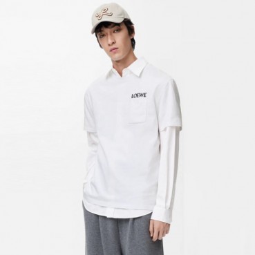 로에베 남성 라운드 반팔티 - Loewe Mens Round Tshirt 