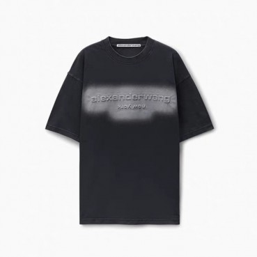 알렉산더왕 남성 라운드 반팔티 - Alexander wang Mens Round Tshirt 