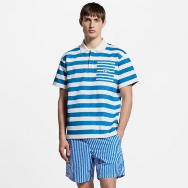 루이비통 남성 라운드 반팔 티셔츠 - Louis vuitton Mens Round Tshirt 