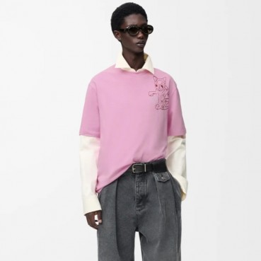 로에베 남성 라운드 반팔티 - Loewe Mens Round Tshirt 