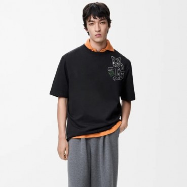 로에베 남성 라운드 반팔티 - Loewe Mens Round Tshirt 