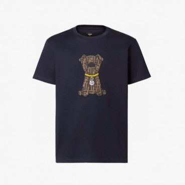 펜디 남성 라운드 반팔 티셔츠 - Fendi Mens Round Tshirt 