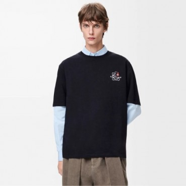 로에베 남성 라운드 반팔티 - Loewe Mens Round Tshirt 
