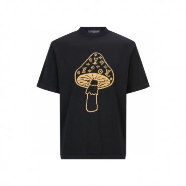 루이비통 남성 라운드 반팔 티셔츠 - Louis vuitton Mens Round Tshirt 