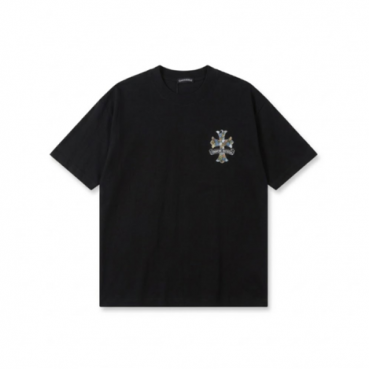 크롬하츠 남성 라운드 반팔티 - Chrome Hearts Mens Round Tshirt 