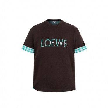 로에베 남성 라운드 반팔티 - Loewe Mens Round Tshirt 
