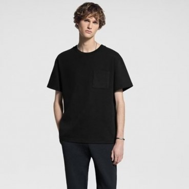 루이비통 남성 피케 코튼 티셔츠 - Louis vuitton Mens Round Tshirt 