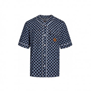 루이비통 남성 라운드 반팔 티셔츠 - Louis vuitton Mens Round Tshirt 