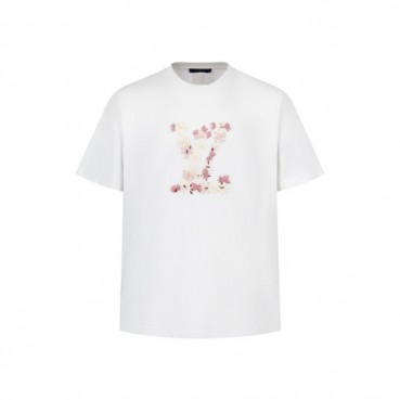 루이비통 남성 라운드 반팔 티셔츠 - Louis vuitton Mens Round Tshirt 