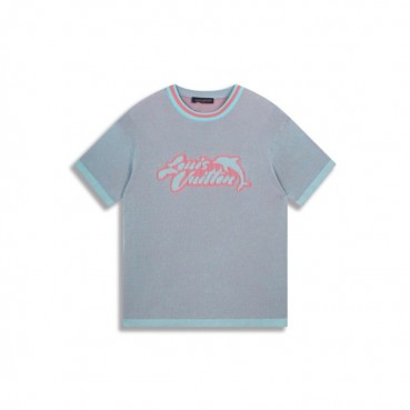 루이비통 남성 라운드 반팔 티셔츠 - Louis vuitton Mens Round Tshirt 