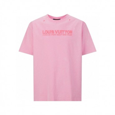 루이비통 남성 라운드 반팔 티셔츠 - Louis vuitton Mens Round Tshirt 