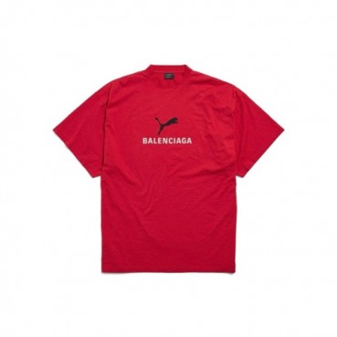 발렌시아가 남성 라운드 반팔 티셔츠 - Balenciaga Mens Round Tshirt 