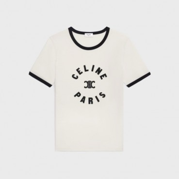 셀린느 여성 라운드 반팔 티셔츠 - Celine Womens Round Tshirts 
