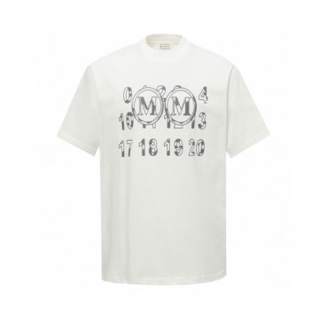 메종 마르지엘라 남성 라운드 반팔 티셔츠 - Maison Margiela Mens Round Tshirt 