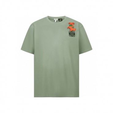 로에베 남성 라운드 반팔티 - Loewe Mens Round Tshirt 