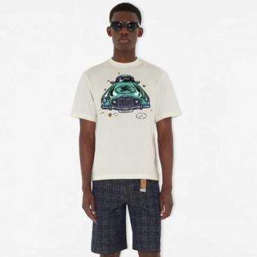 버버리 남성 라운드 반팔 티셔츠 - Burberry Mens Round Tshirt 